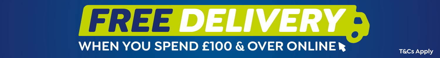Free delivery when you spend £100 & over online