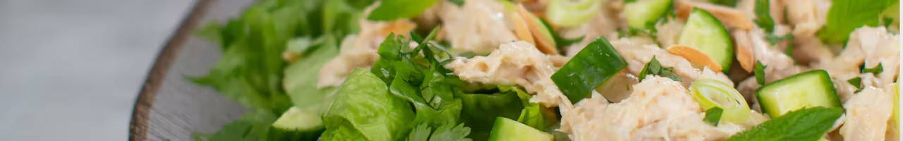 creamy miso chicken salad