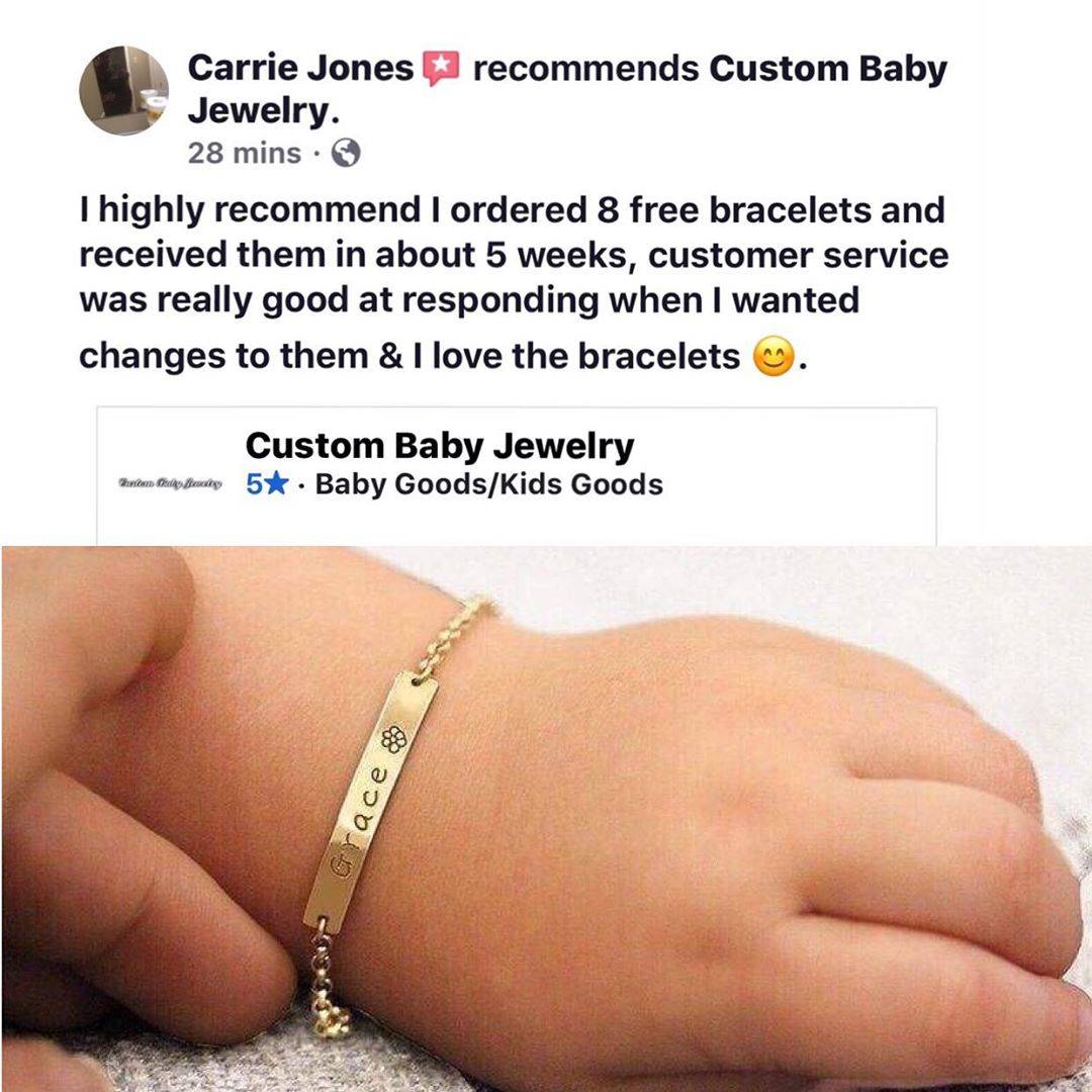 custom bracelets for babies