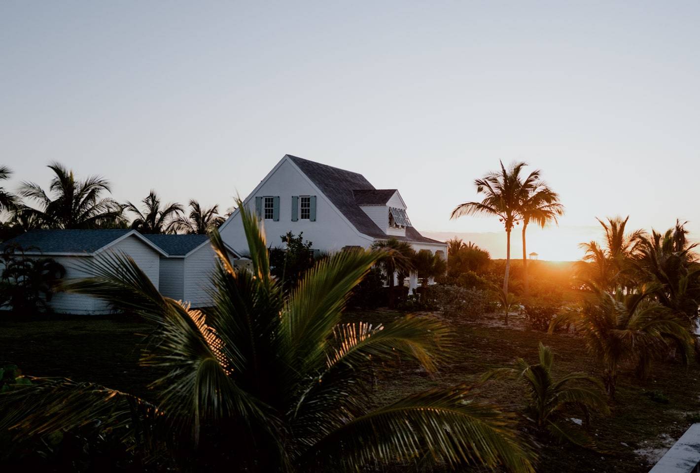 Blackfly Lodge at sunset