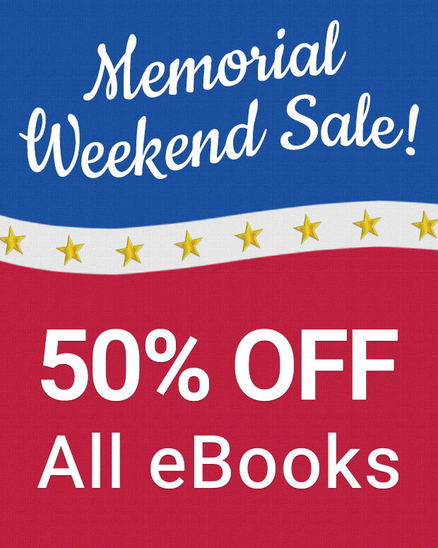 Memorial Weekend Sale! 50% OFF All eBooks.