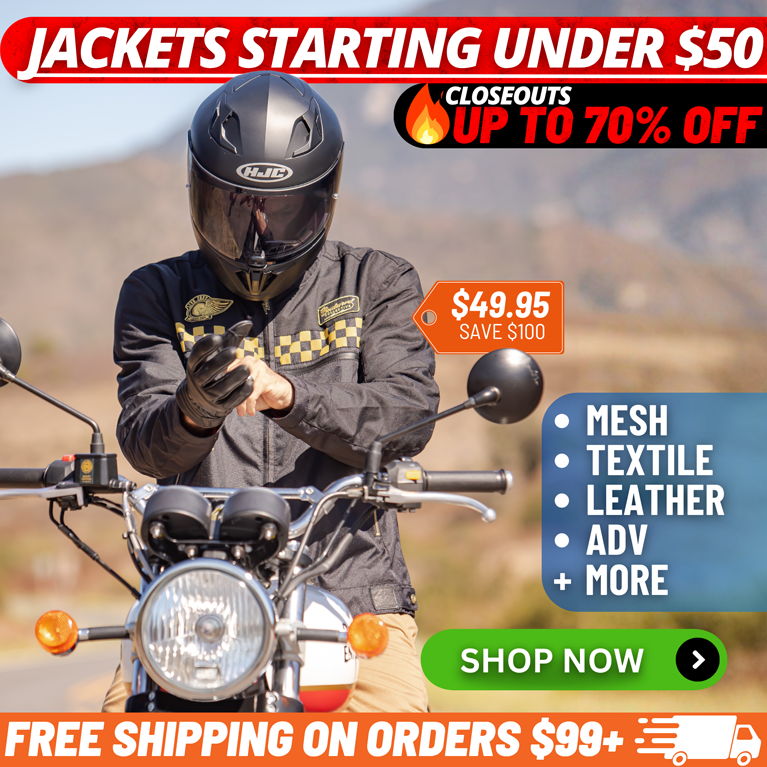 Motorcycle Jackets Starting under $50