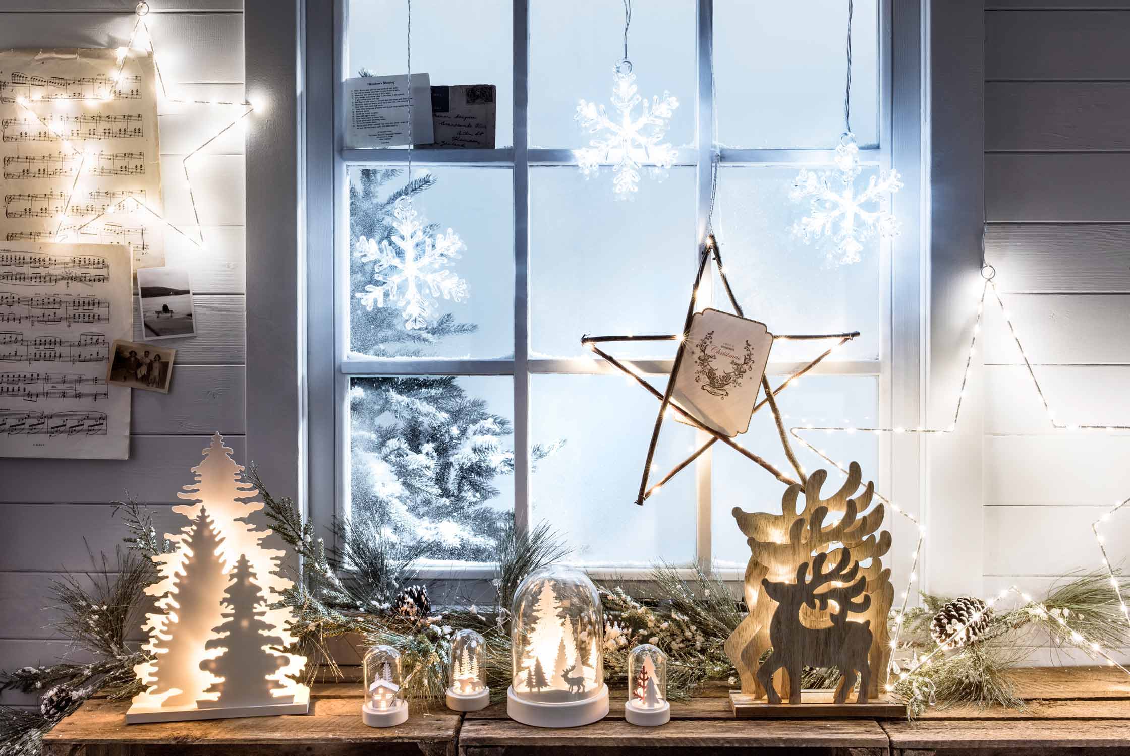 Ideen Zur Weihnachtsbeleuchtung Im Fenster Lights4funde