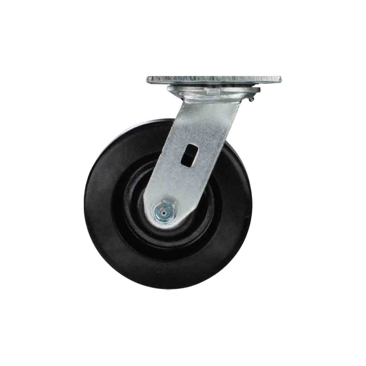 Find 6 inch wheel industrial swivel & rigid plate casters, designed for everyday hard use, up to 2,000 lbs capacity