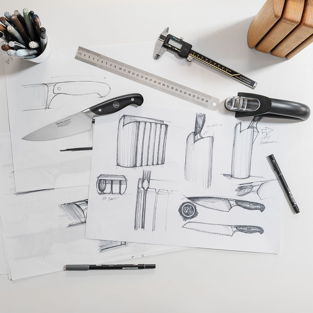 Sketches of the Pro Knife Book Block
