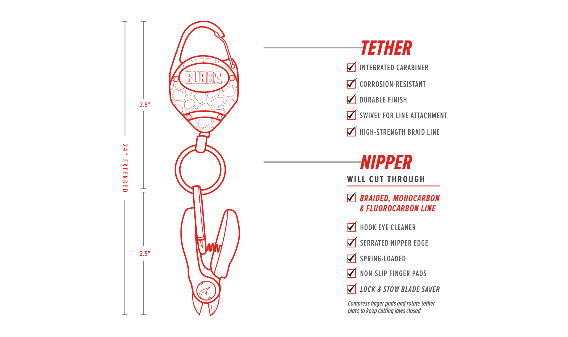 Nipper & Tether Combo