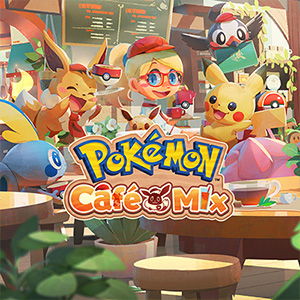 Art from Pokémon Cafe Mix, a Pokémon mobile game.