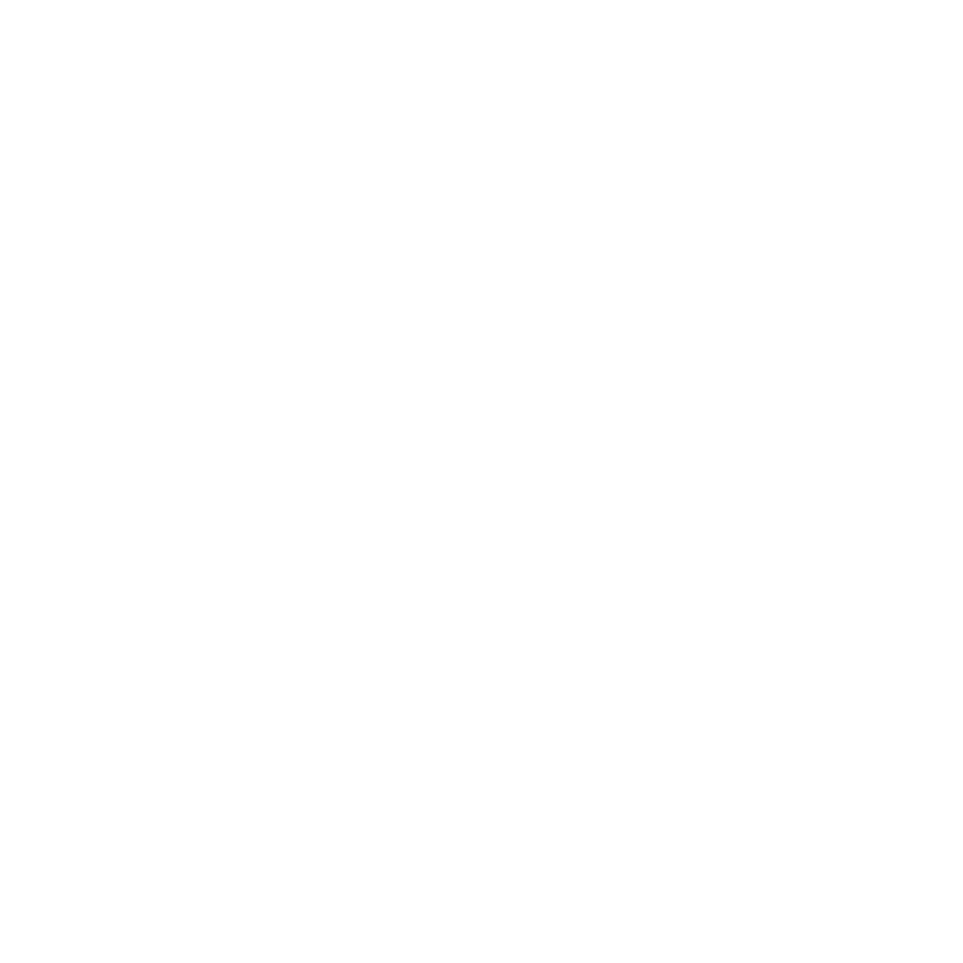 White hand holding a small plant with two leaves.