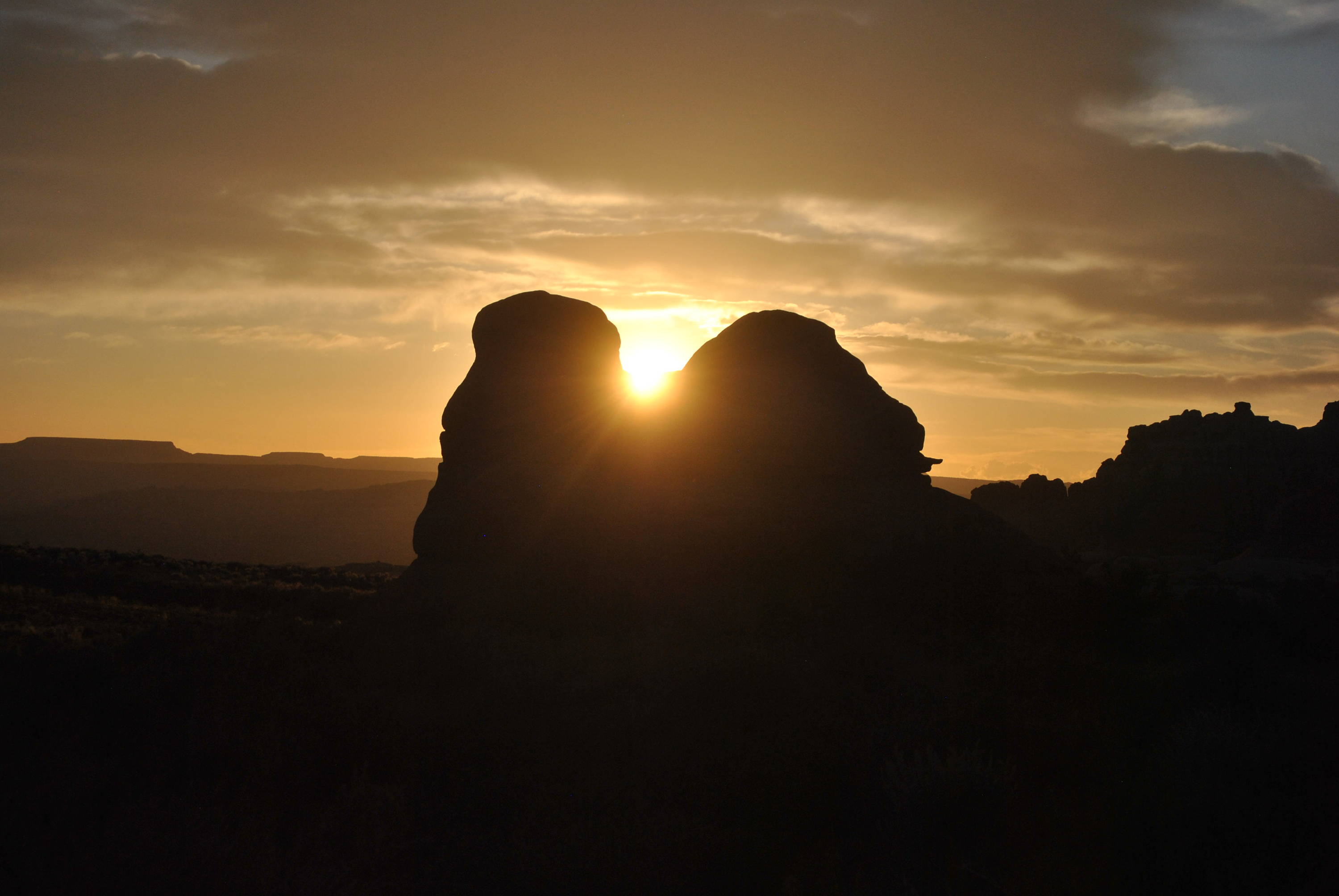 Sunset at Druid Arch