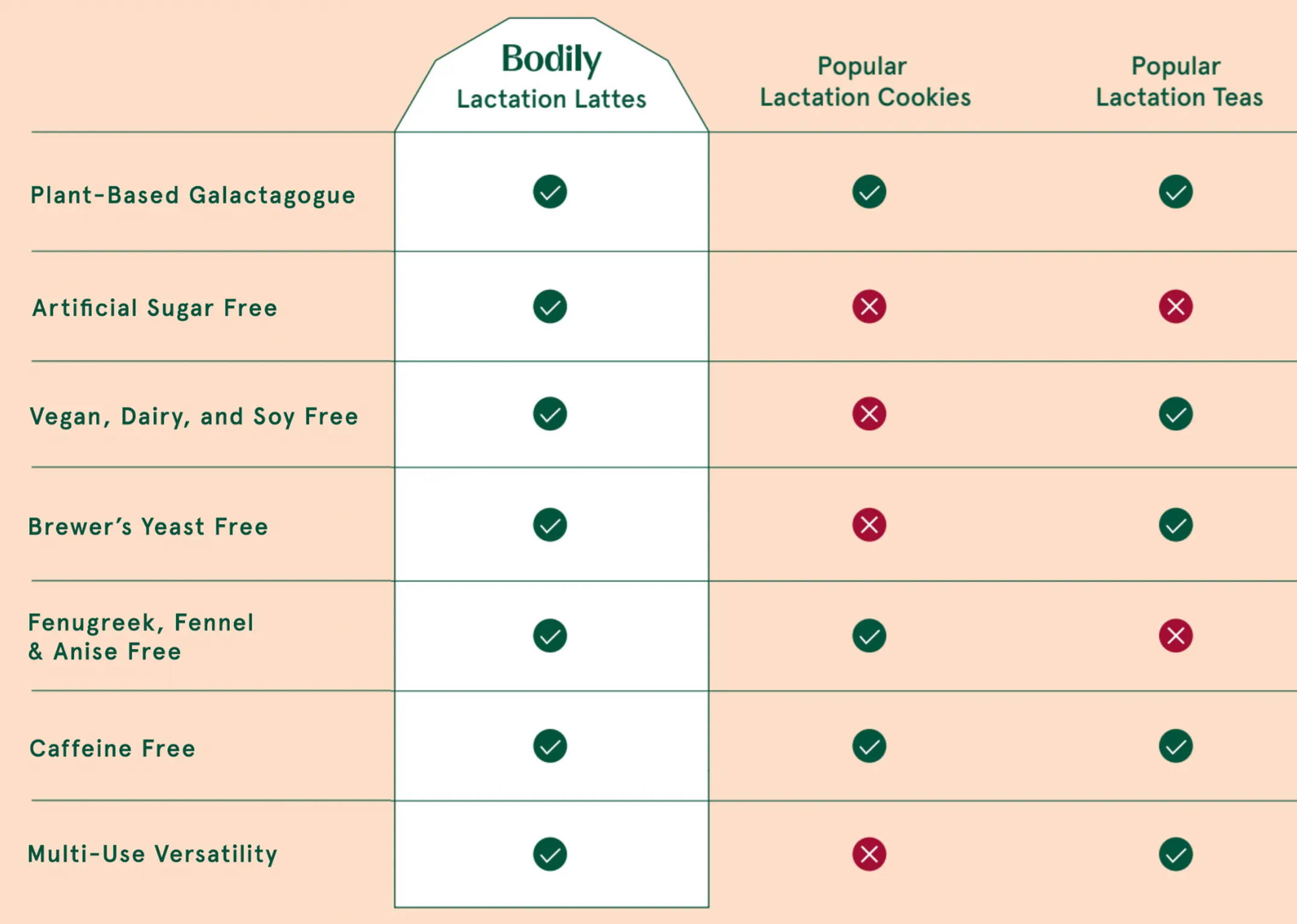 Bodily Lactation Latte 3-Pack: a delicious alternative to