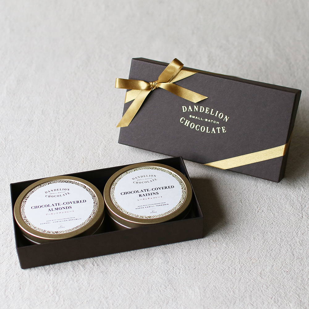 アーモンド レーズンチョコレート 詰め合わせ Dandelion Chocolate 公式サイト