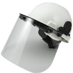 Face Shield Visors and Head Suspension or Helmet Mounts from X1 Safety