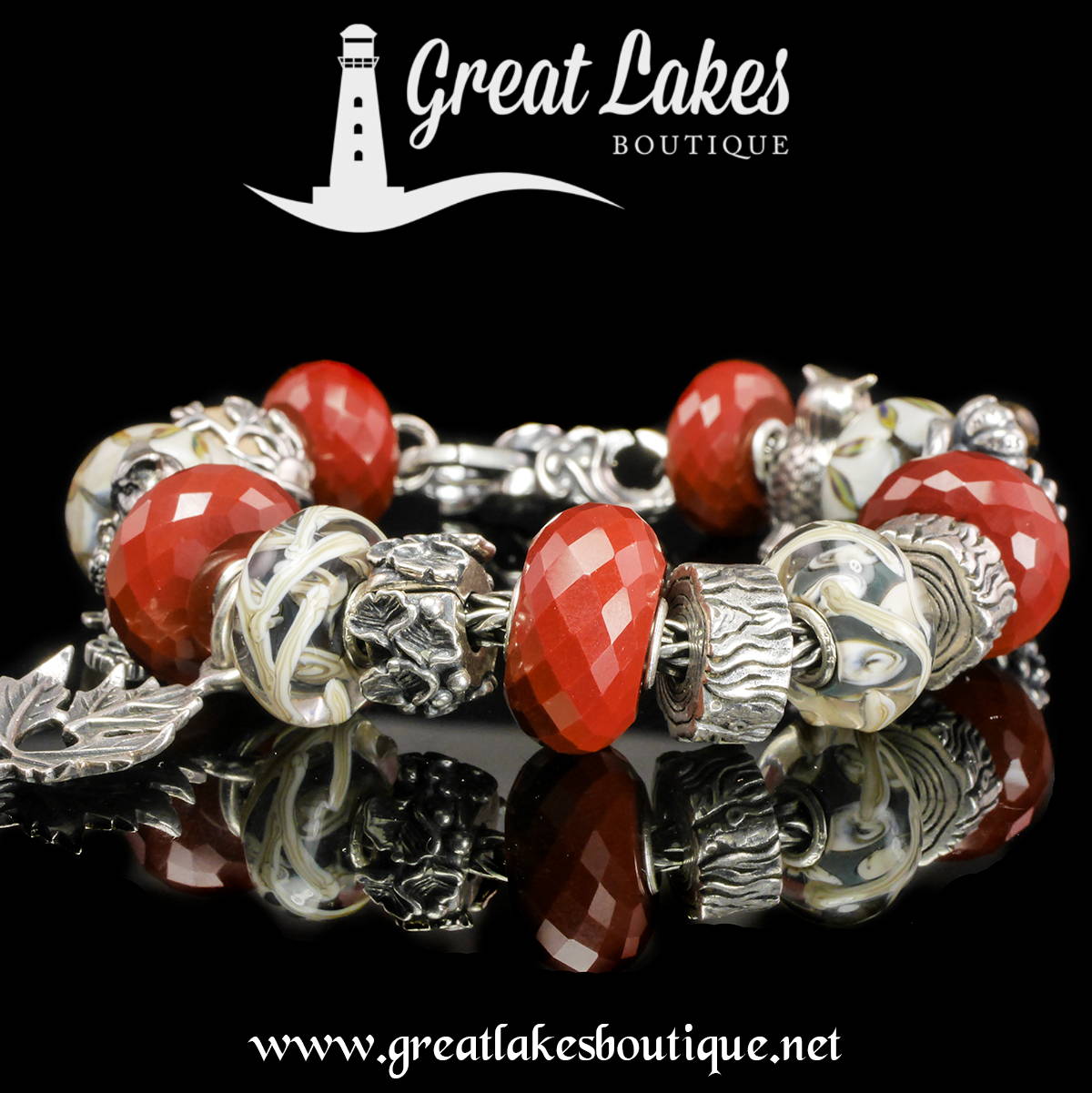 Trollbeads Red Jasper