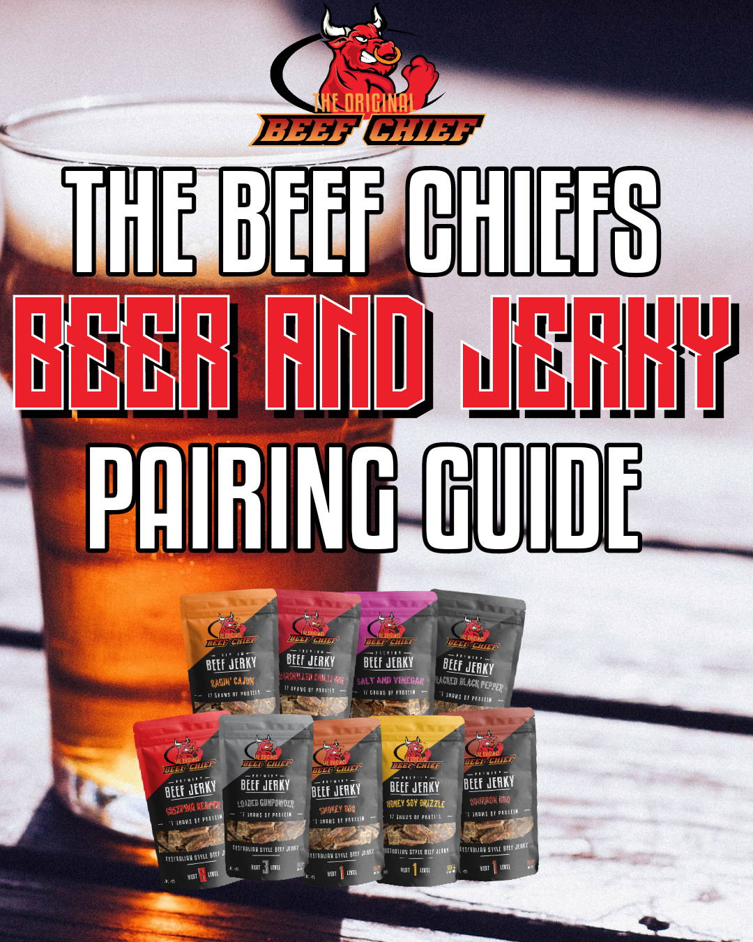 Beef Chiefs Beer and Jerky Pairing Guide