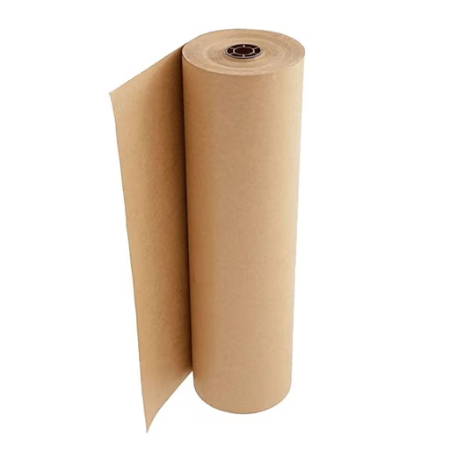 A roll of brown craft paper