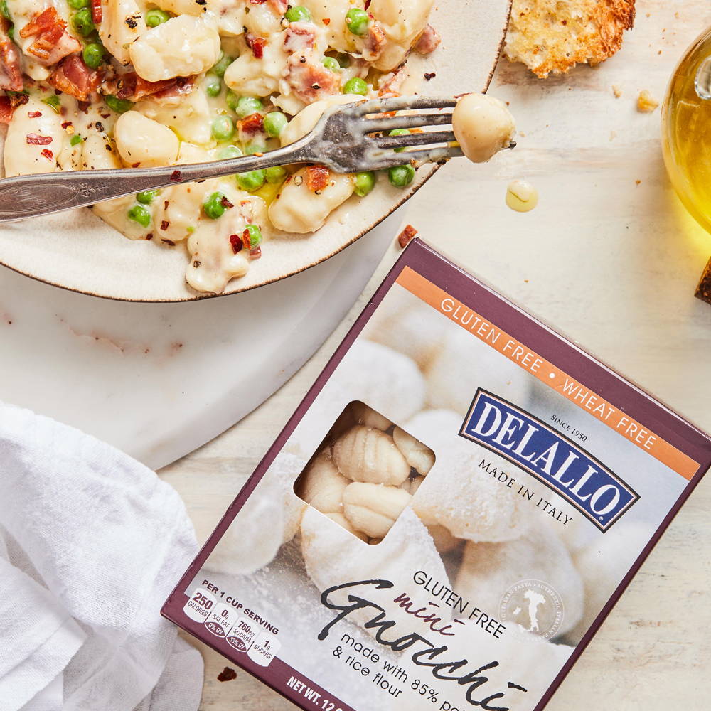 DeLallo Mini Gluten-Free Gnocchi packaging
