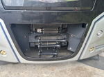 Front bumper grille opening three black air horn trumpets radiator cooler lines David's 2022 Winnebago Adventurer 35F Conductor's Special 232 train horn kit gallery photo 4