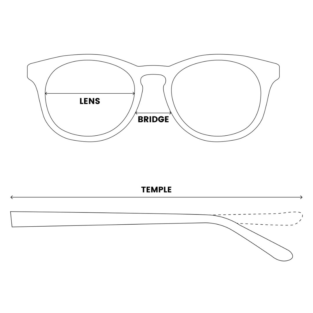 Guide des tailles de lunettes de soleil