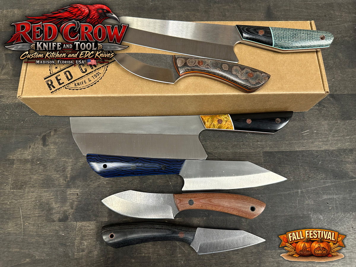 Fall Festival Red Crow Exclusives Fixed Blade Knives