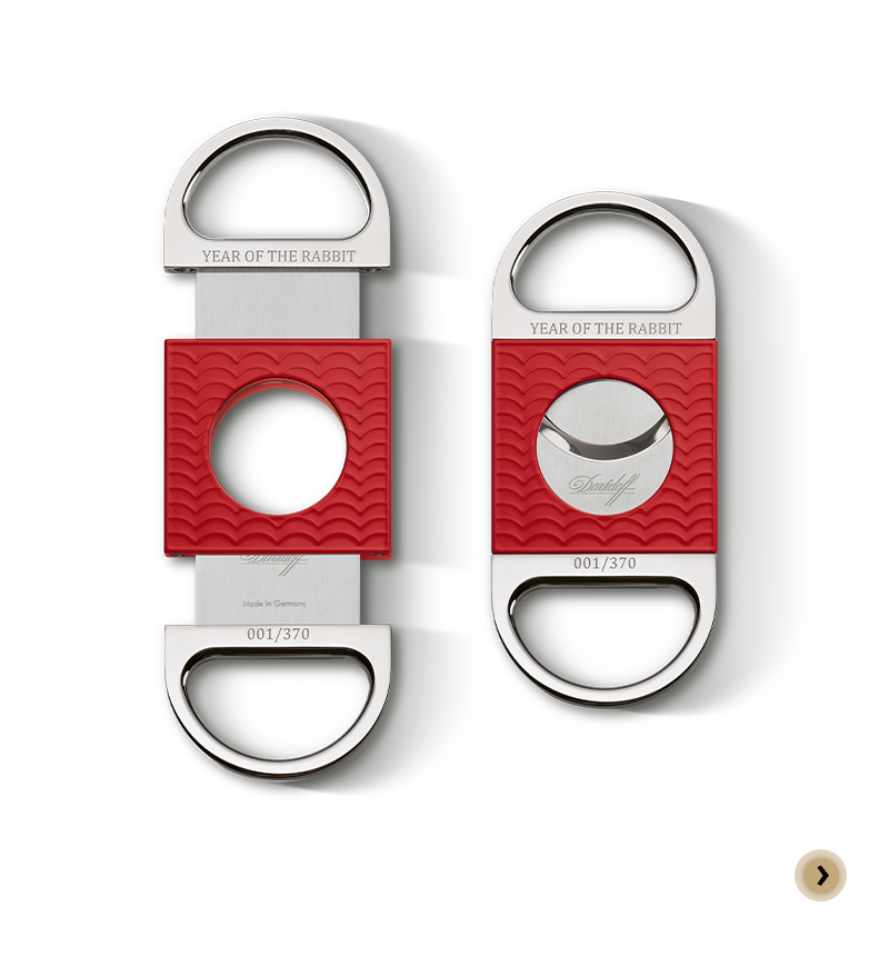 2 Davidoff Year of the Rabbit Cigar Cutter