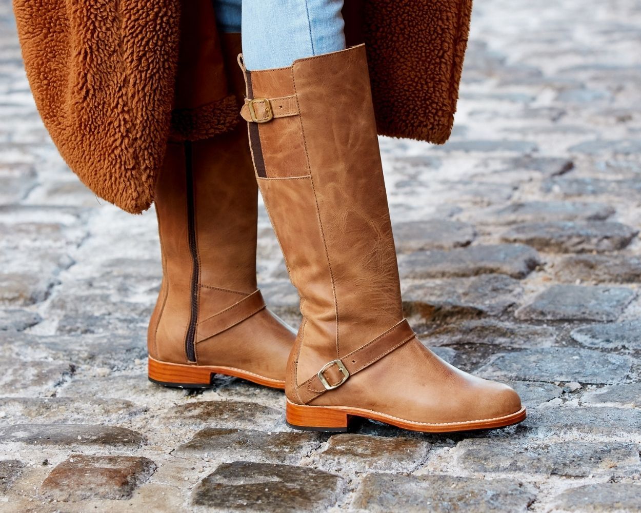 wide calf brown dress boots Journee Women's Avalonn KNEE HIGH Wide-Calf Dress Boots, Chocolate 7 main image 0