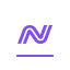Logo featuring a stylized letter 
