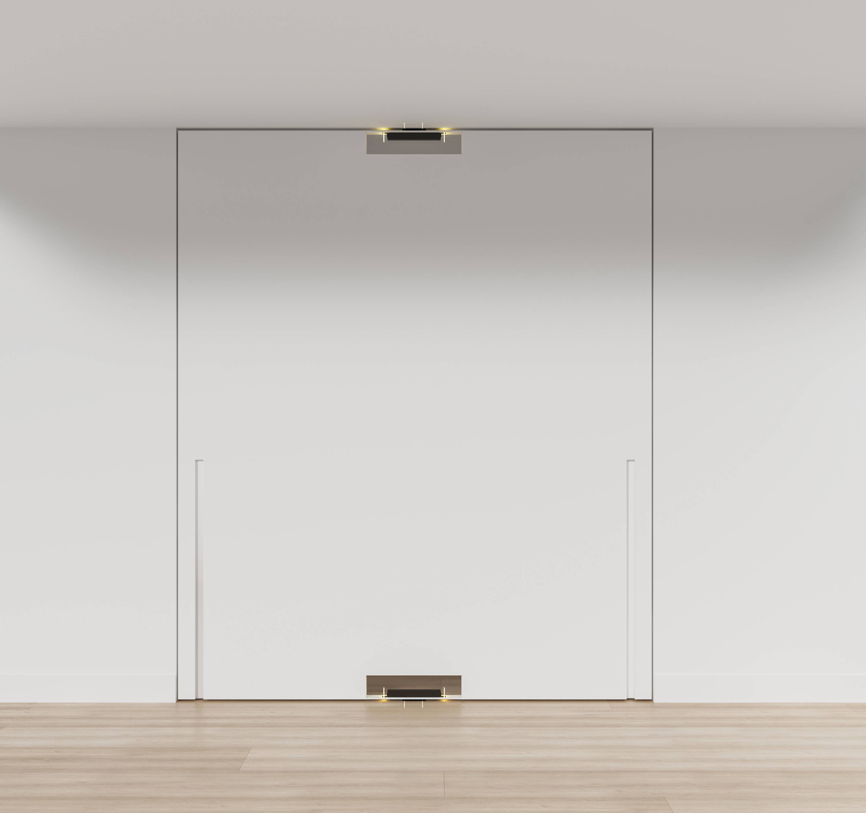 Pivot door with central axis