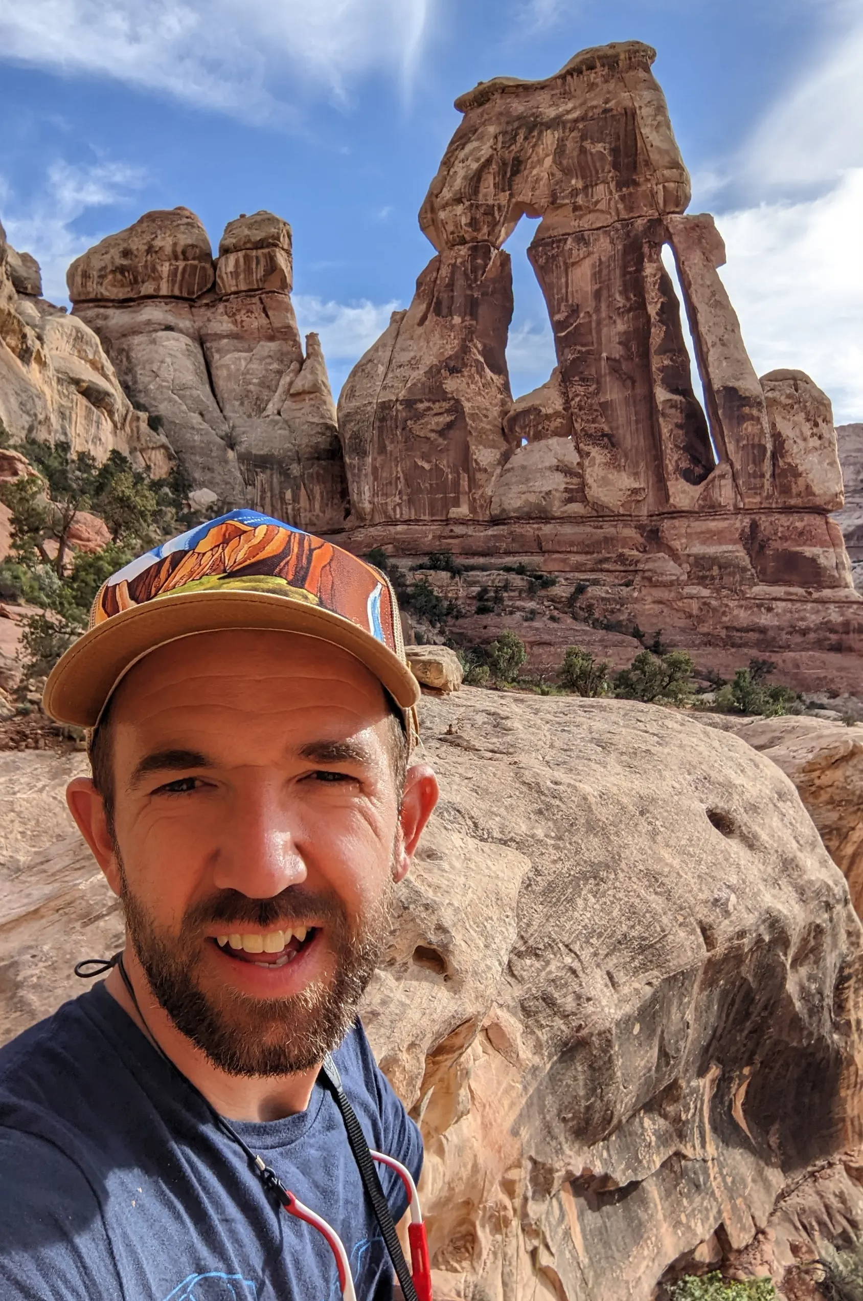 Nate selfie at Druid Arch