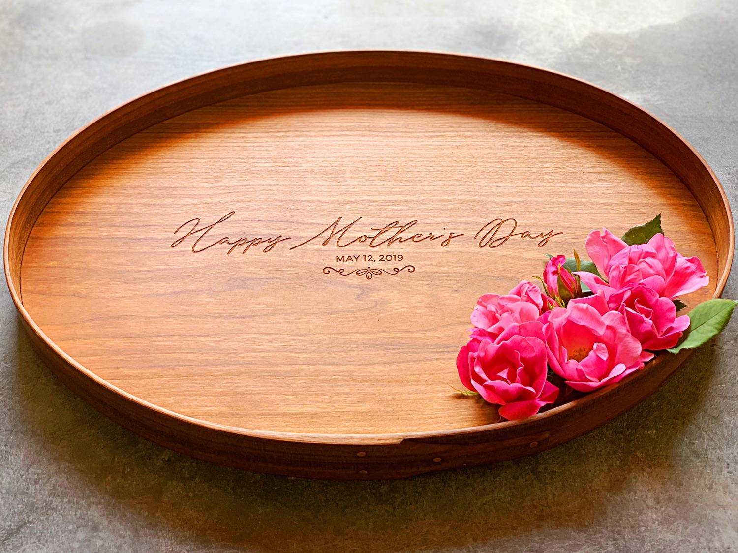 Wood Tray- Name and Date