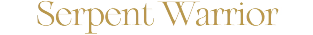Logo with text, featuring a stylized design and gold elements.
