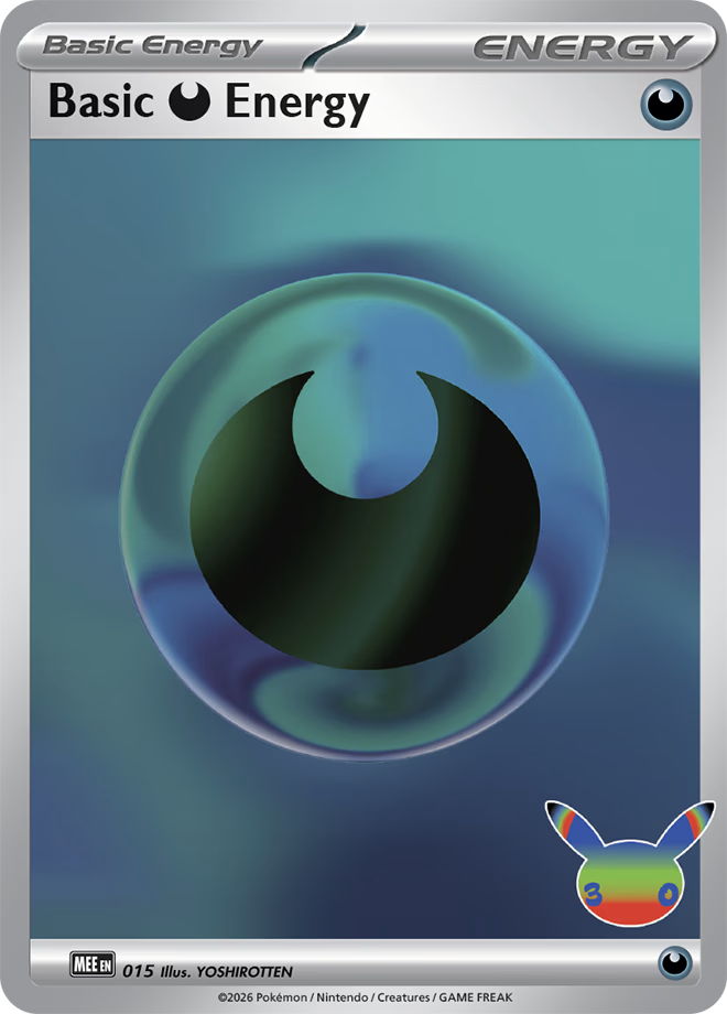 A futuristic darkness energy from the Pokémon TCG's 30th Celebration expansion.