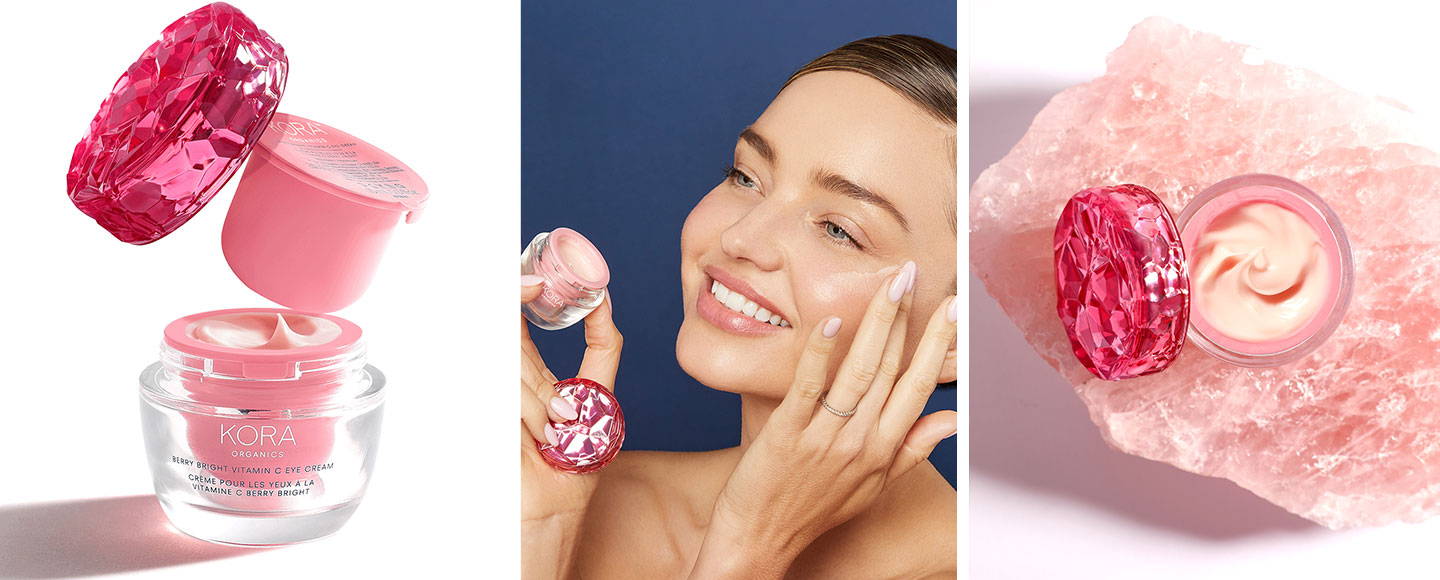 Miranda Kerr with the Berry Bright Vitamin C Eye Cream3