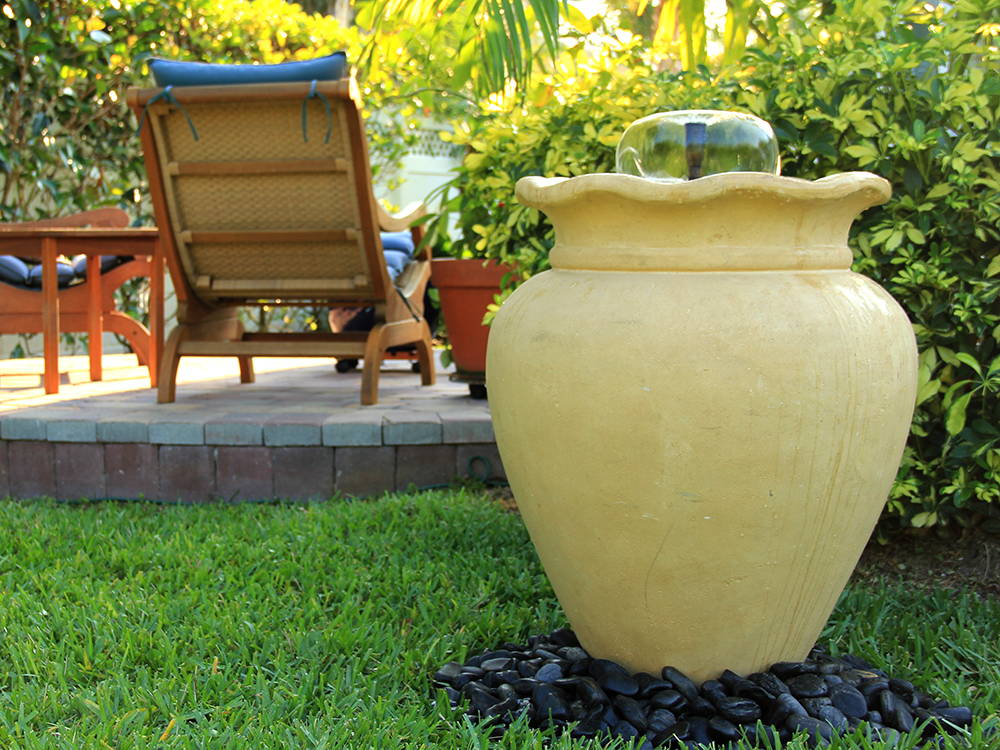 classic urn diy fountain project