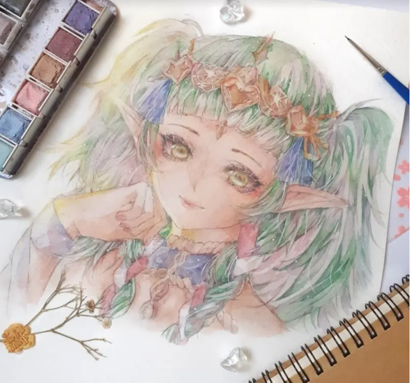 Create Your Own Watercolor Anime Illustrations With Kyu – Class101 Global