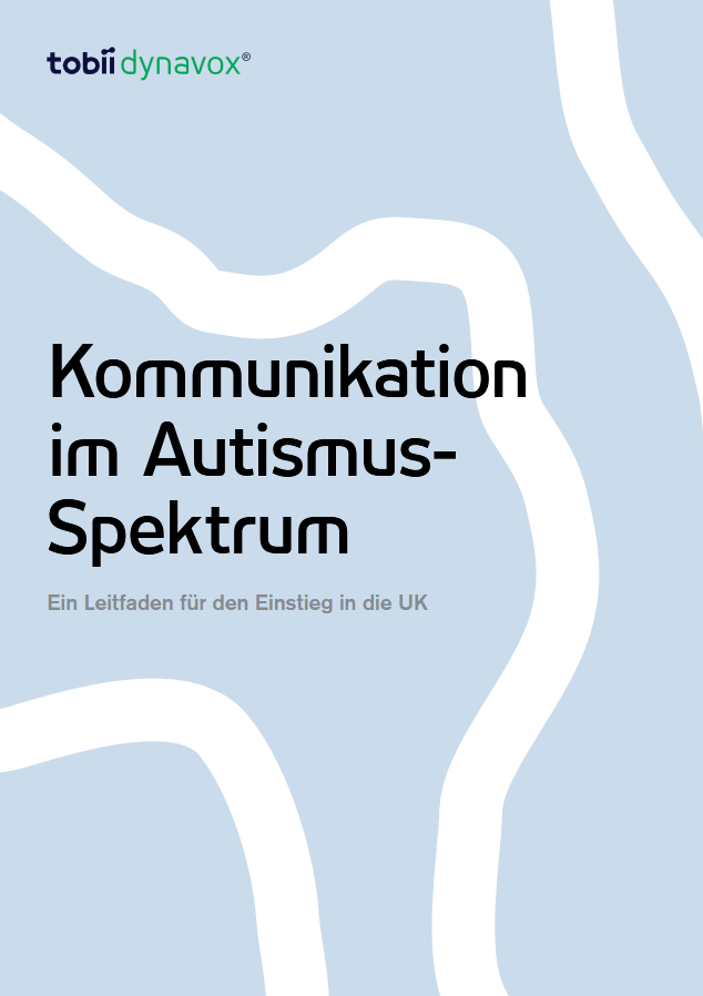 Cover of a guide on communication in the autism spectrum.