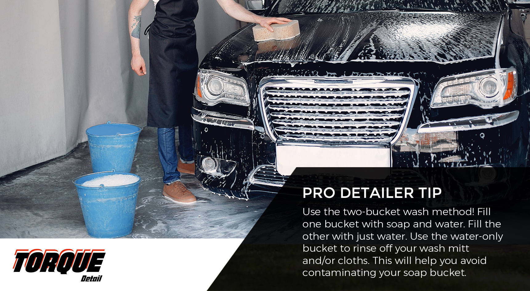 How To - Two Bucket Wash Method - Detailing Tips. 