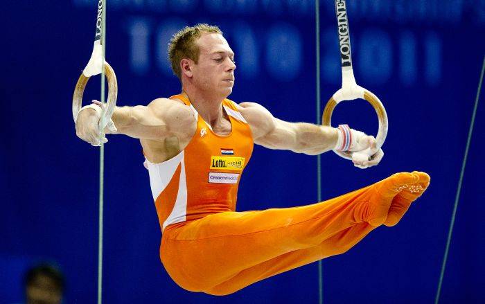 False Grips Gymnastics Rings Used Strict Muscle Ups Dips 
