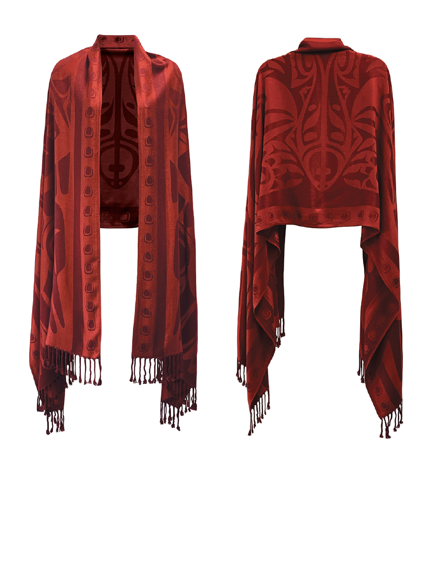 Eagle Flight Shawl by Paul Windsor, Haisla, Heiltsuk