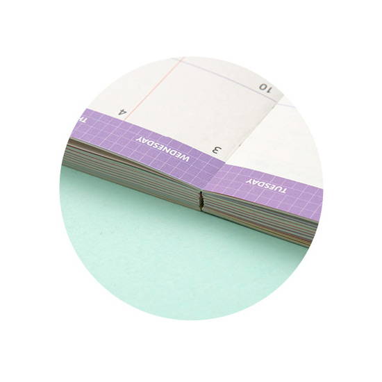 Opens flat - Ardium 2020 Hello coco dated weekly diary planner