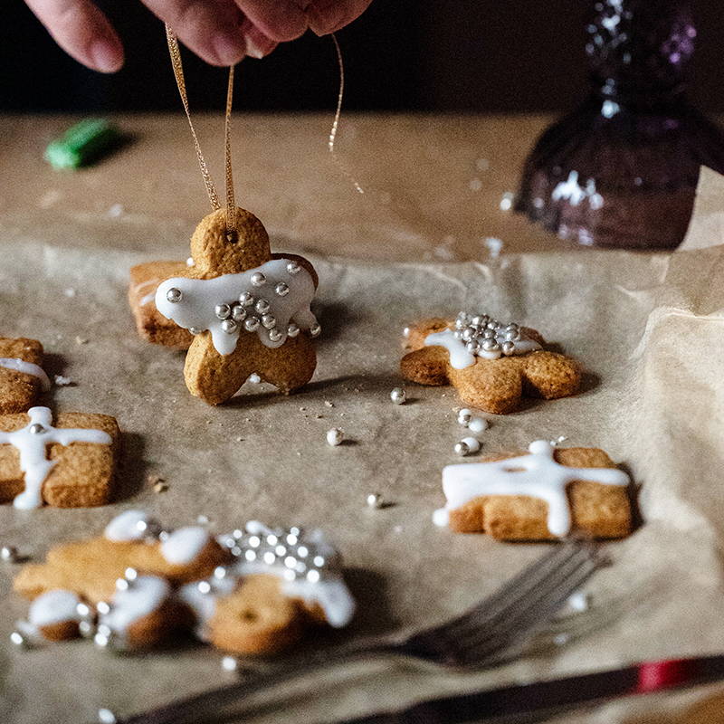 Gingerbread Christmas Biscuit Decorations