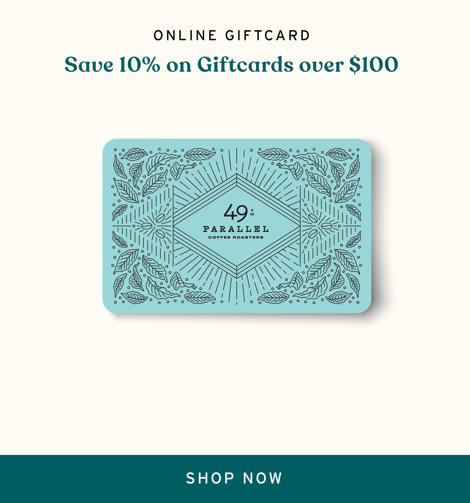 49th Parallel Coffee | Mother's Day Gift Guide | Gift Card