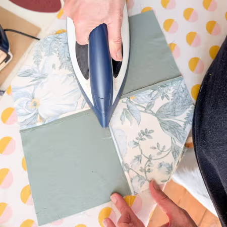 Image pressing quilt top