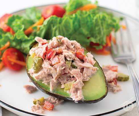 tuna salad avocado boats