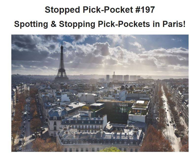 stopped pick pockets in paris