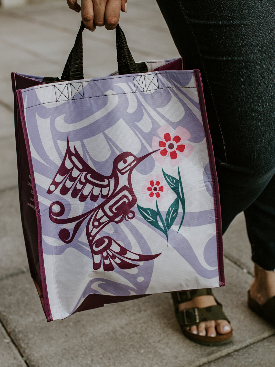 Hummingbird Large Eco Bag by Francis Dick