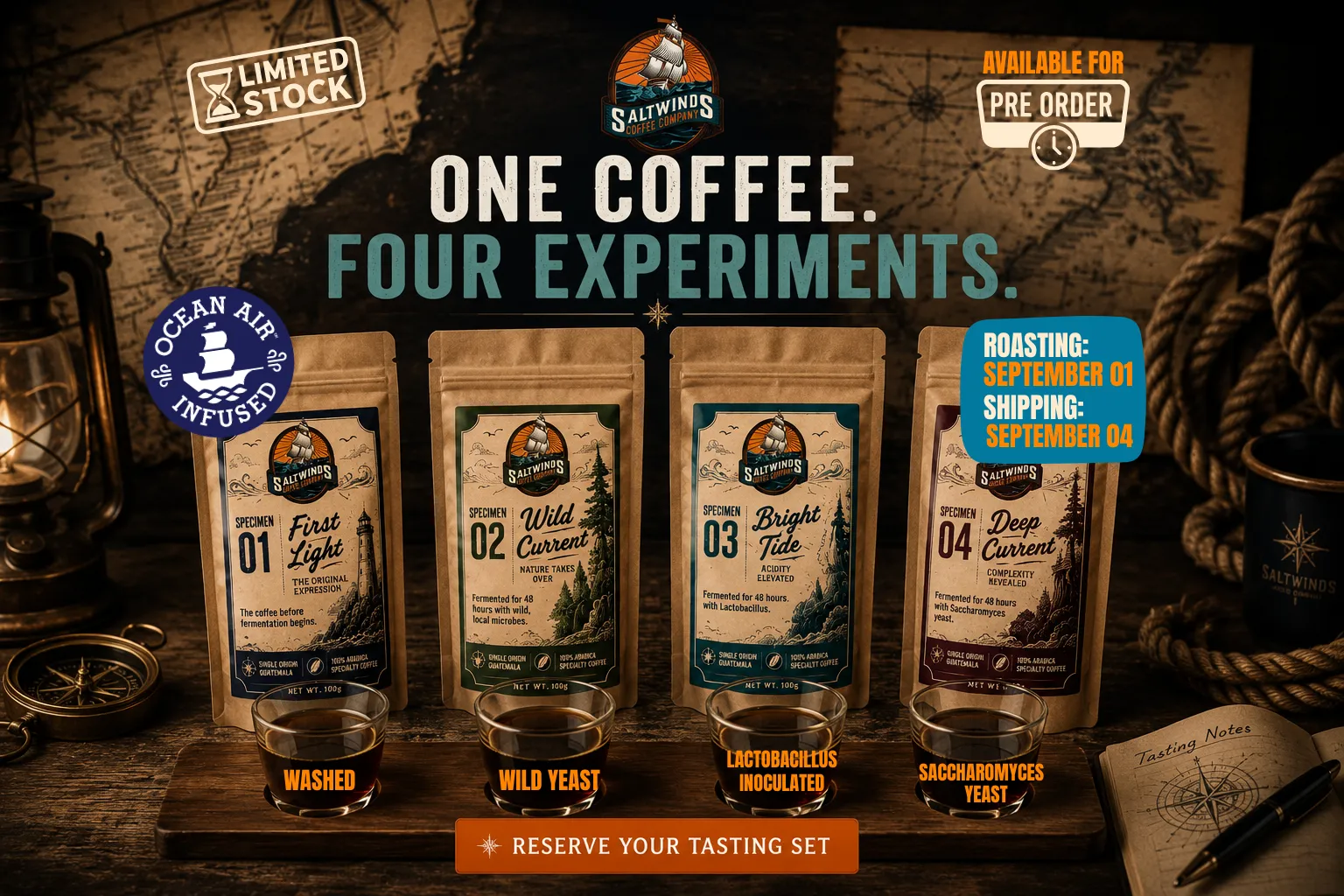One Coffee. Four Experiments.