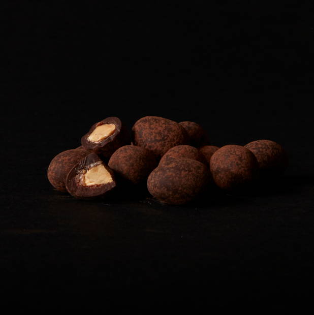 Chocolate-covered almonds