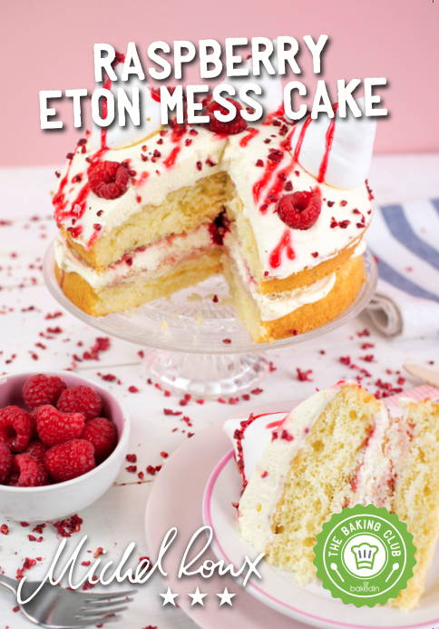 Raspberry Eton Mess Cake