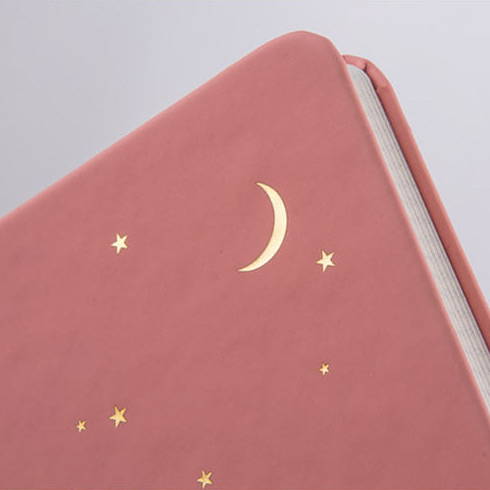 Synthetic leather cover - Ardium 2020 The starry night dated monthly diary planner