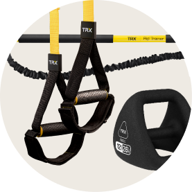 TRX suspension trainer, rip trainer, and YBell